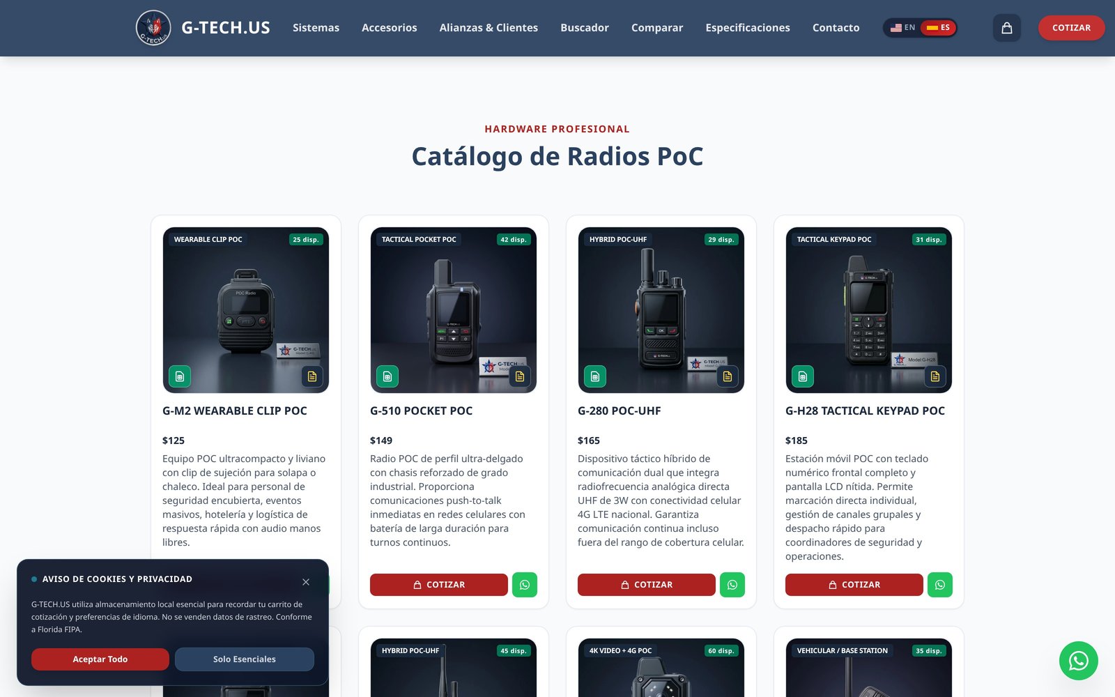 G-Tech.us - Identidad y plataforma digital